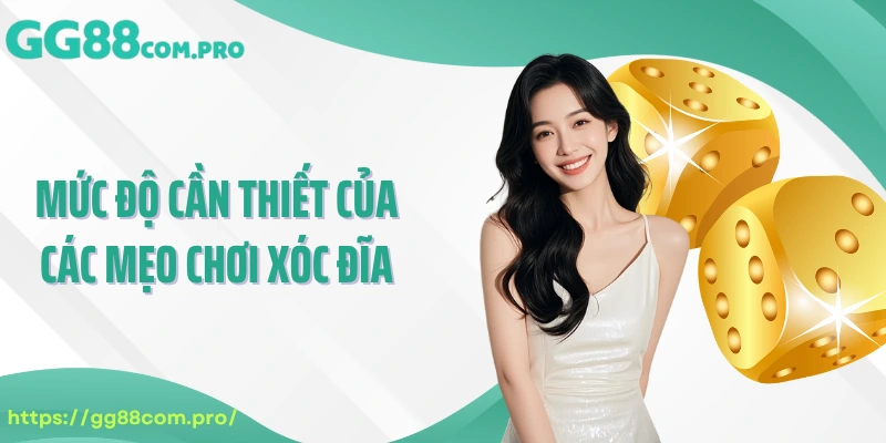 Mức độ cần thiết của các mẹo chơi xóc đĩa